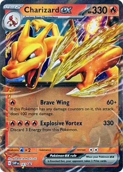 Carta Pokémon Charizard ex 161 Scarlet & Violet Promo