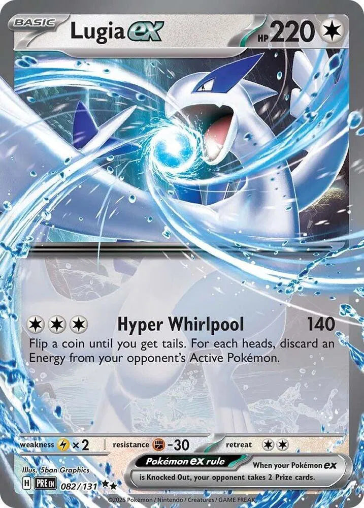 Carta Pokémon Lugia ex 082/131 Prismatic Evolutions