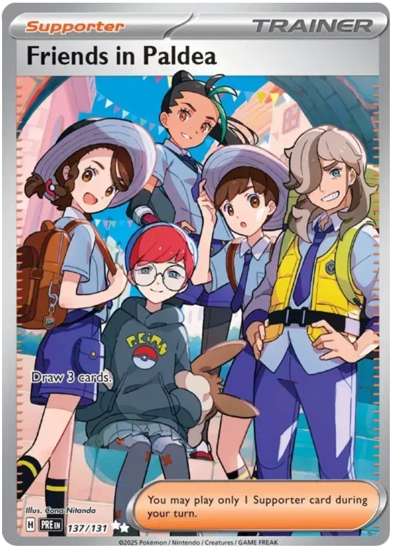Carta Pokémon Friends in Paldea 137/131 Prismatic Evolutions