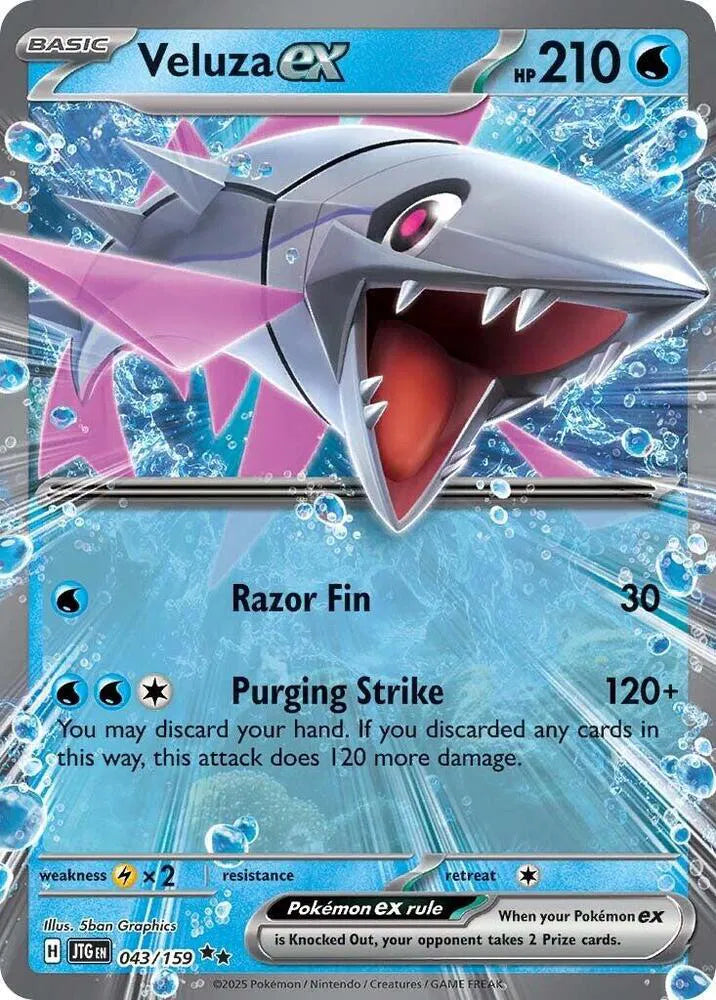 Carta Pokémon Veluza ex 043/159 Journey Together