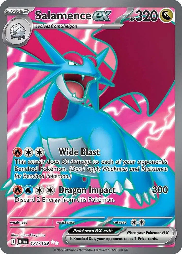 Carta Pokémon Salamence ex 177/159 Journey Together