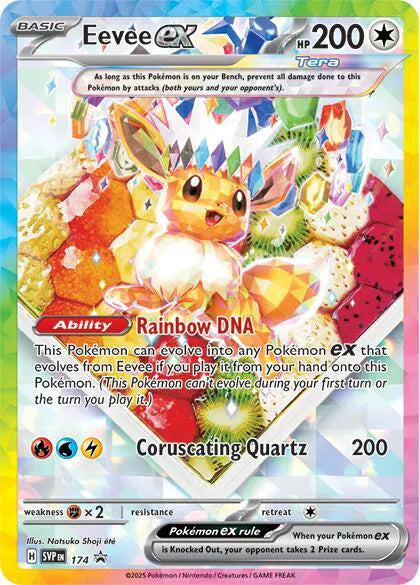 Carta Pokémon Eevee ex 174 Scarlet & Violet Promo