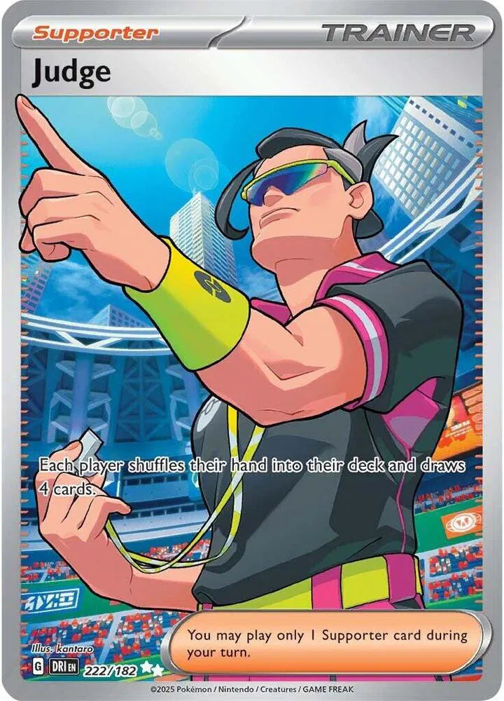 Carta Pokémon Judge 222/182 Destined Rivals