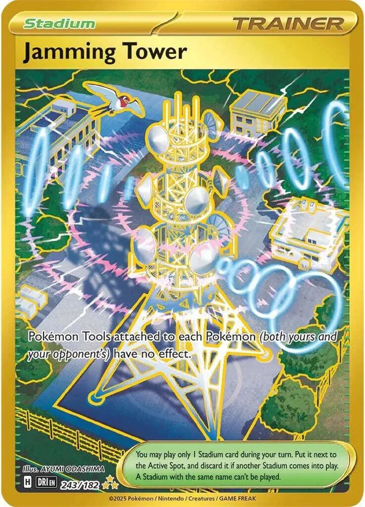 Carta Pokémon Jamming Tower 243/182 Destined Rivals