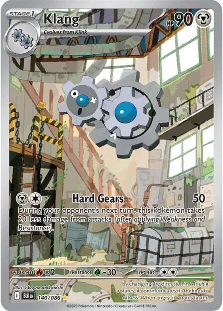 Carta Pokémon Klang 140/086 Black Bolt
