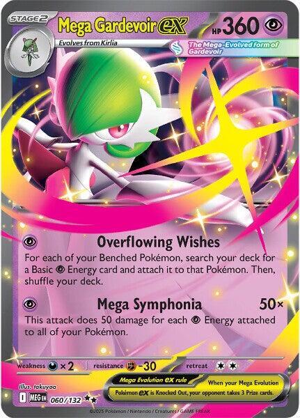 Carta Pokémon Mega Gardevoir ex 060/132 Mega Evolution