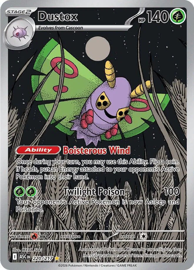 Carta Pokémon Dustox 220/217 Ascended Heroes