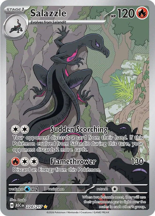 Carta Pokémon Salazzle 224/217 Ascended Heroes