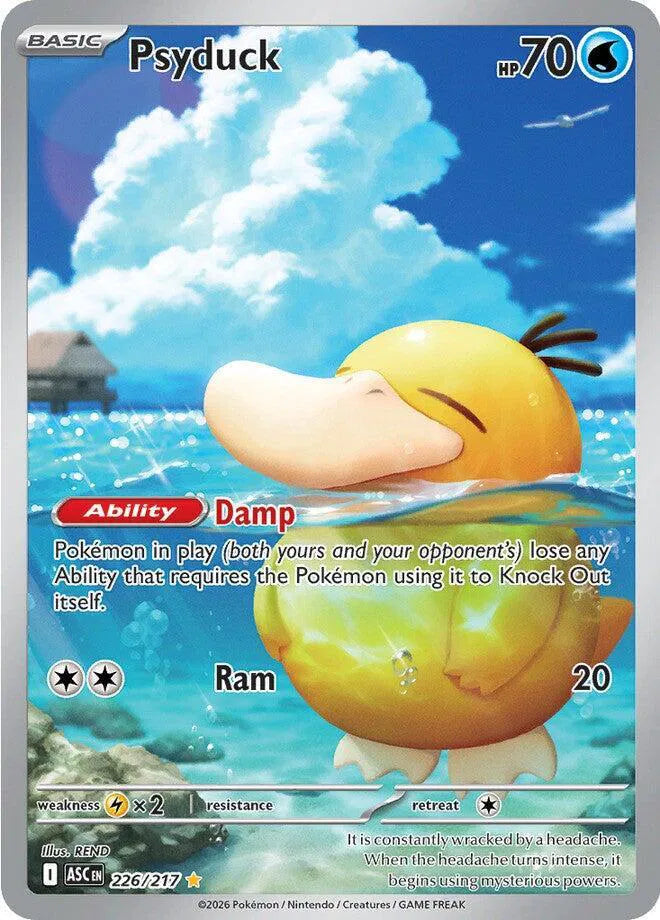 Carta Pokémon Psyduck 226/217 Ascended Heroes
