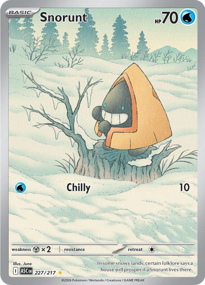 Carta Pokémon Snorunt 227/217 Ascended Heroes