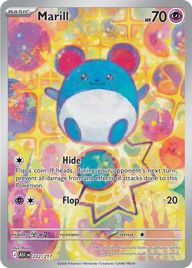 Carta Pokémon Marill 232/217 Ascended Heroes