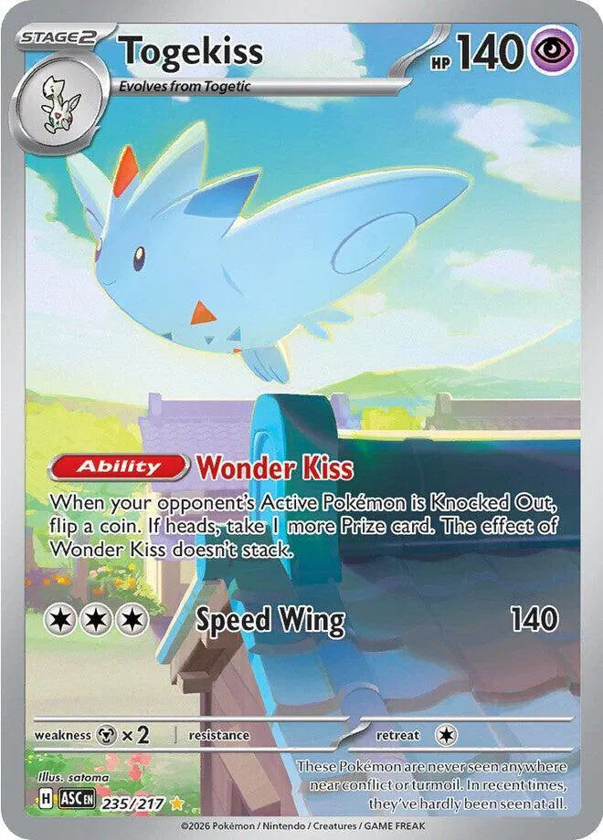 Carta Pokémon Togekiss 235/217 Ascended Heroes