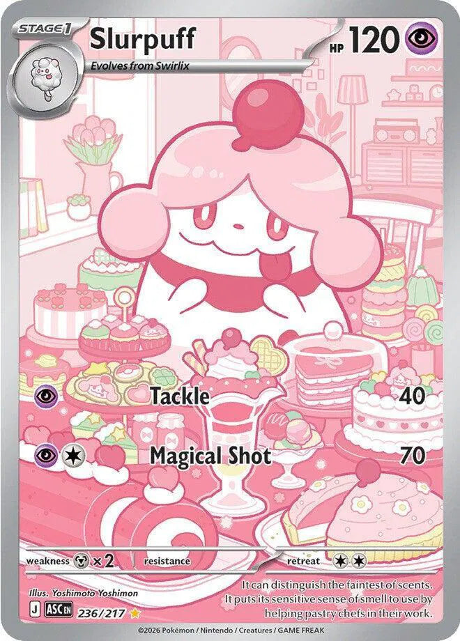 Carta Pokémon Slurpuff 236/217 Ascended Heroes