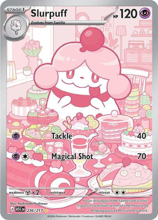 Carta Pokémon Slurpuff 236/217 Ascended Heroes