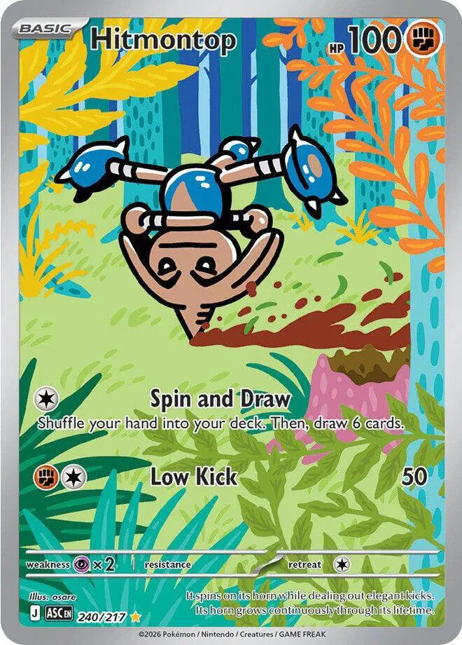 Carta Pokémon Hitmontop 240/217 Ascended Heroes