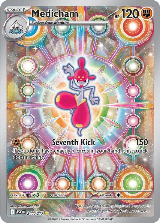 Carta Pokémon Medicham 241/217 Ascended Heroes