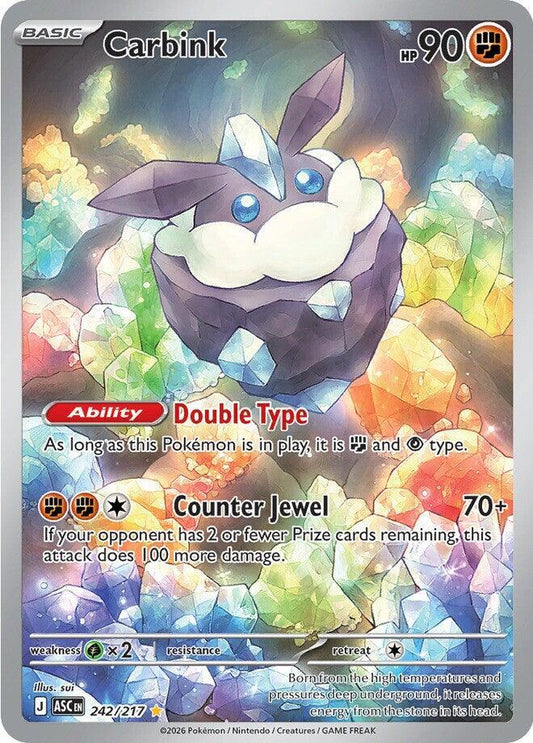 Carta Pokémon Carbink 242/217 Ascended Heroes