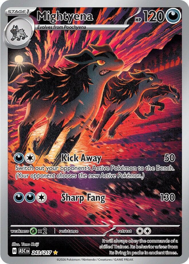 Carta Pokémon Mightyena 243/217 Ascended Heroes