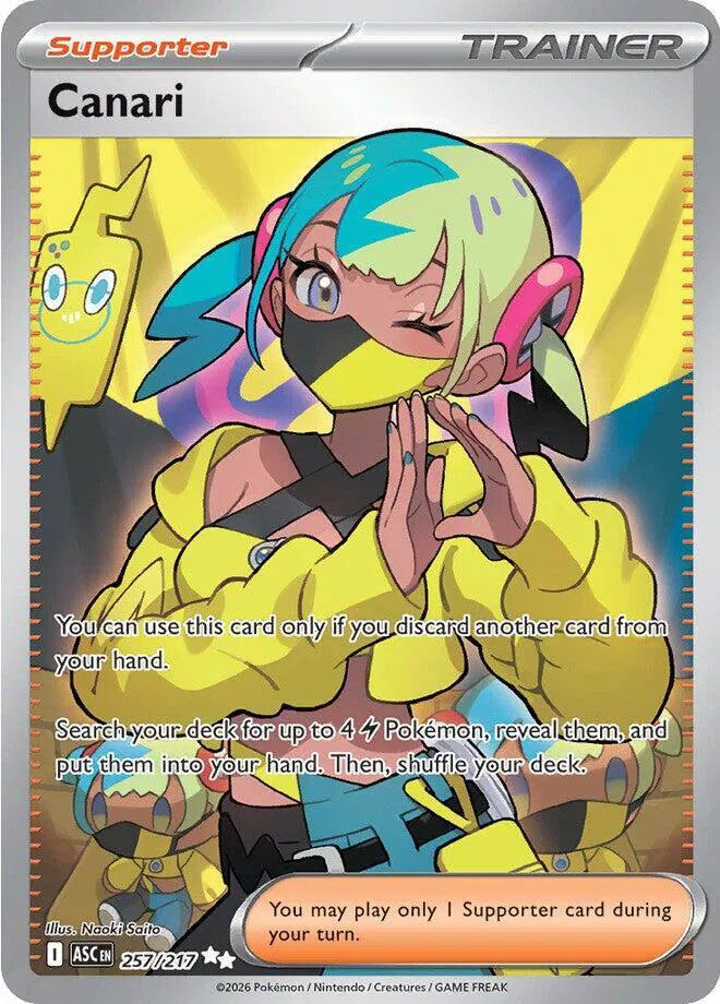 Carta Pokémon Canari 257/217 Ascended Heroes