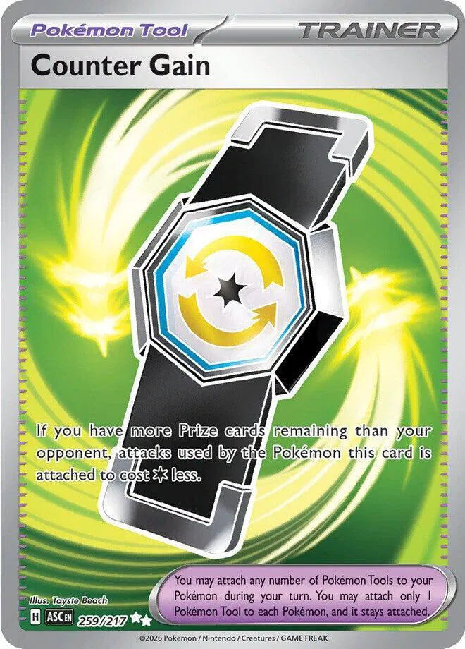 Carta Pokémon Counter Gain 259/217 Ascended Heroes