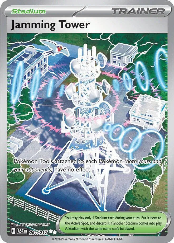 Carta Pokémon Jamming Tower 261/217 Ascended Heroes