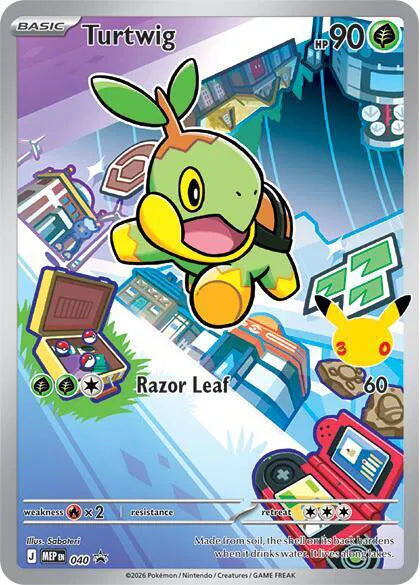Carta Pokémon Turtwig 040 Mega Evolution Promos