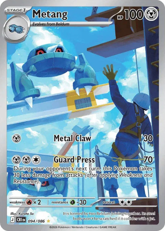Carta Pokémon Metang 094/086 Chaos Rising