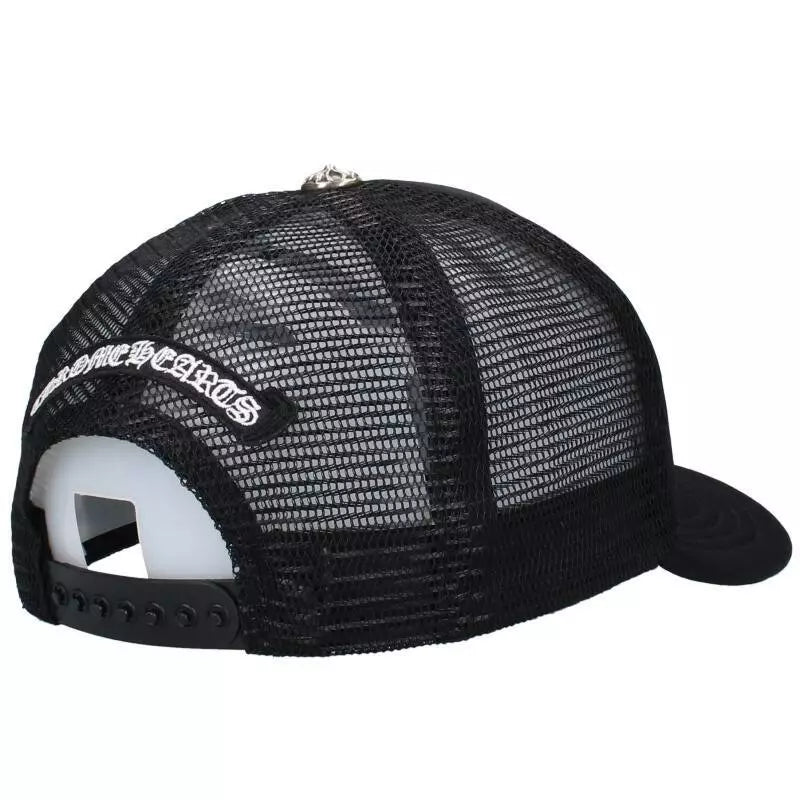 Chrome Hearts King Taco Trucker Hat Black/White