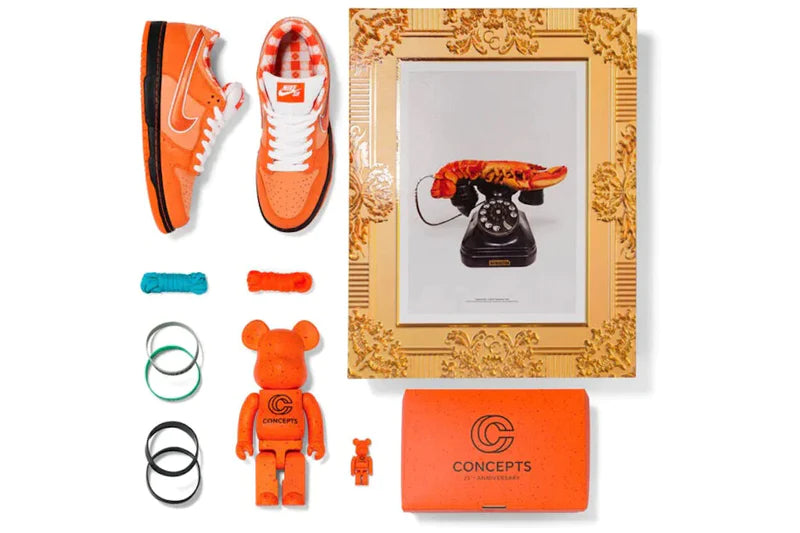 SB Dunk Low Concepts Orange Lobster Special Box