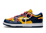 Dunk Low Off-White University Gold Midnight Navy (GS)