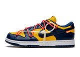 Dunk Low Off-White University Gold Midnight Navy (GS)