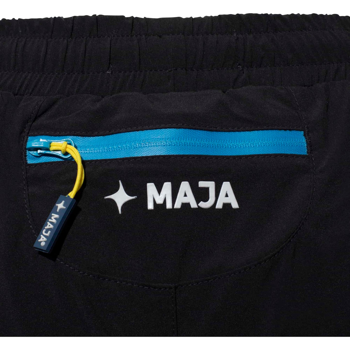 Short Sport Maja Negro con Camoflow Azul