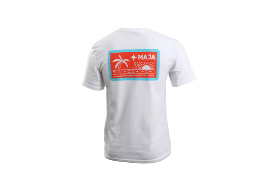 Camiseta Maja Paisaje Blanca - Manga Corta