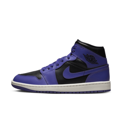 Jordan 1 Mid Purple Black (W)