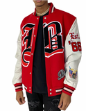 Chicago Bulls Wool & Leather Varsity Jacket