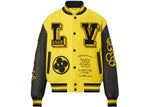 Louis Vuitton Leather Embroidered Varsity Black