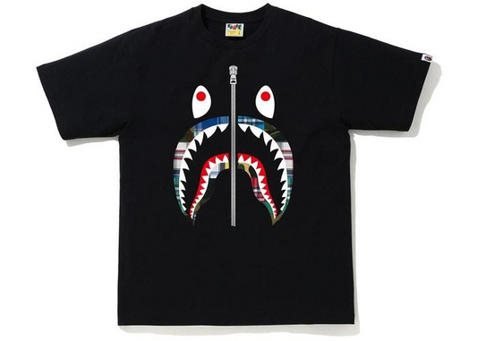 BAPE PATCHWORK SHARK TEE
