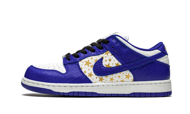 SB Dunk Low Supreme Stars Hyper Royal (2021)