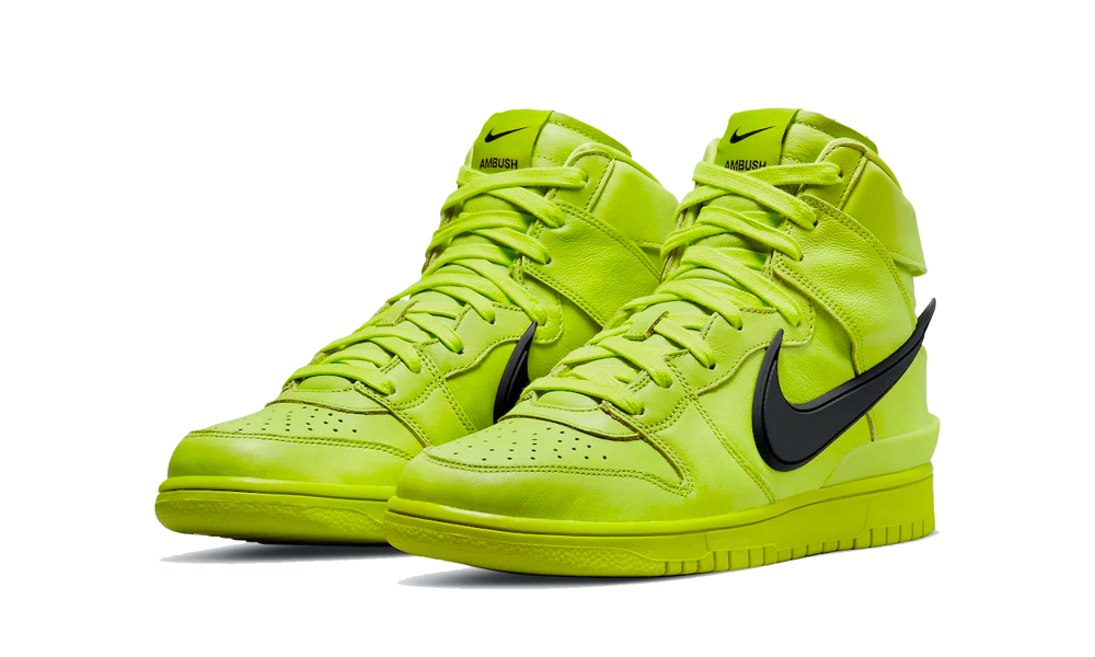 Dunk High AMBUSH Flash Lime